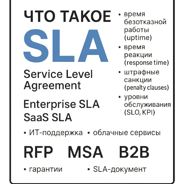 Что такое SLA в бизнесе: не просто «обещание поддержки», а юридически обязывающий контракт, который решает, будете ли вы партнёром Enterprise — или просто ещё одним вендором